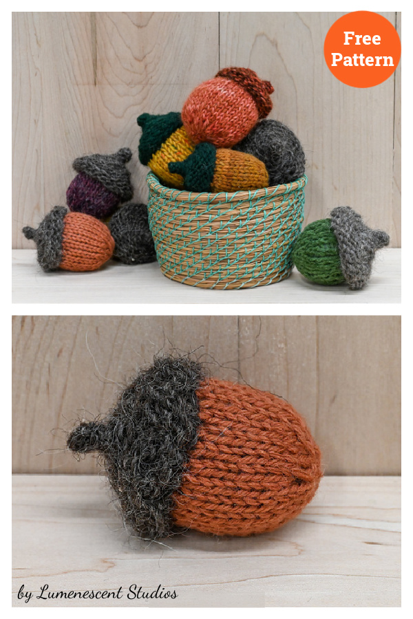 Acorns Free Knitting Pattern