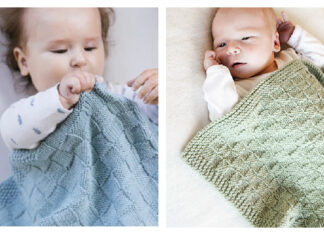 Block Stitch Baby Blanket Free Knitting Patterns