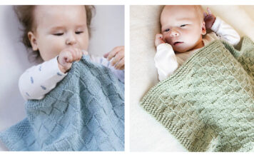 Block Stitch Baby Blanket Free Knitting Patterns
