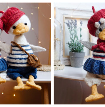 Goose Toy Knitting Pattern
