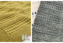 Harvey Baby Blanket Free Knitting Pattern and Video Tutorial