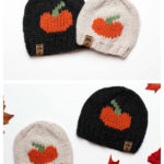 Little Pumpkin Beanie Hat Free Knitting Pattern