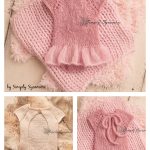 Open Back Ballerina Onesie Free Knitting Pattern
