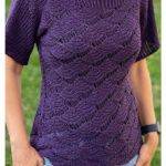 Ride the Waves Lace Top Knitting Pattern