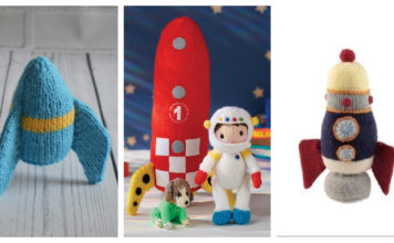 Rocket Toy Knitting Patterns