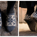 Smide Colorwork Slippers Free Knitting Pattern