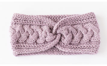 Summit Cables Headband Free Crochet Pattern
