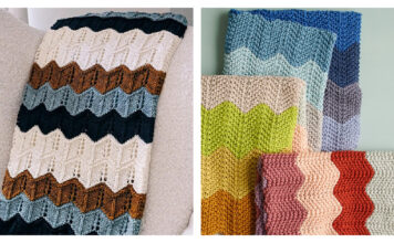 Chevron Baby Blanket Free Knitting Pattern