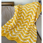 Chevron Baby Blanket Throw Free Knitting Pattern