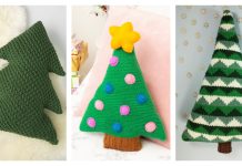 Christmas Tree Pillow Knitting Patterns