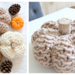 Chunky Small Pumpkins Free Knitting Pattern