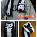 Double Knit Longcat Scarf Free Knitting Pattern