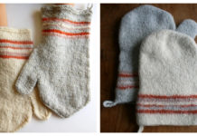 Felted Thanksgiving Oven Mitts Free Knitting Pattern