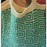 Lucy’s Mosaic Tote Bag Free Knitting Pattern