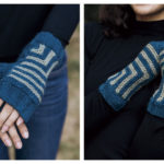 Mitered Mitts Free Knitting Pattern