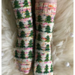 O Dennenboom Christmas Socks Free Knitting Pattern