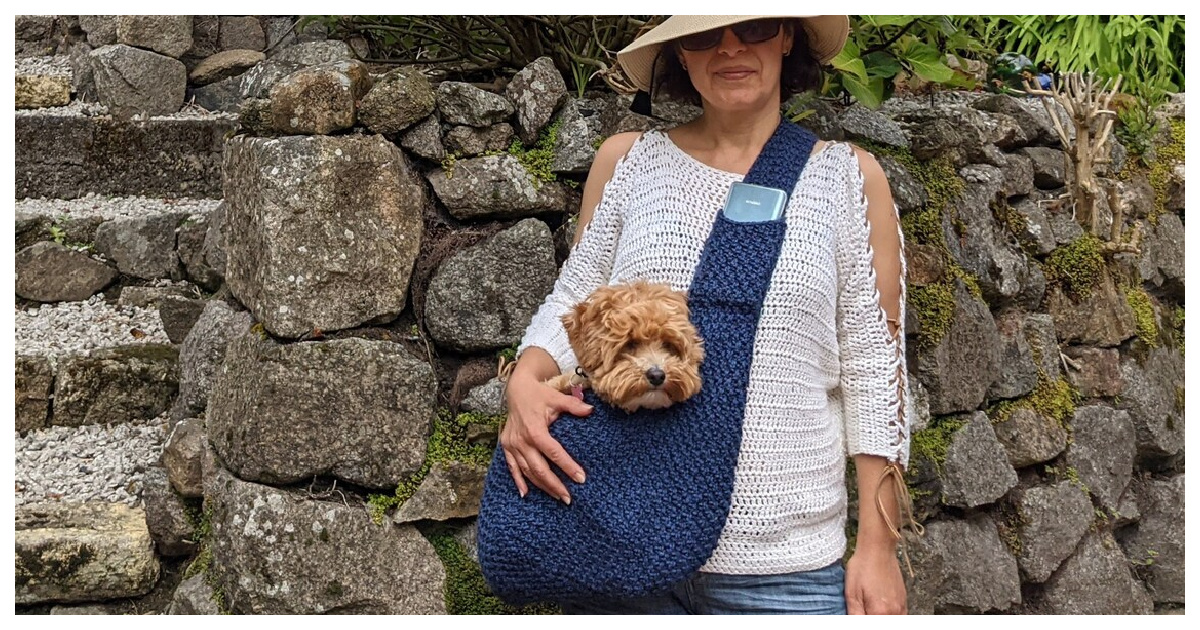 Crochet 2024 dog carrier