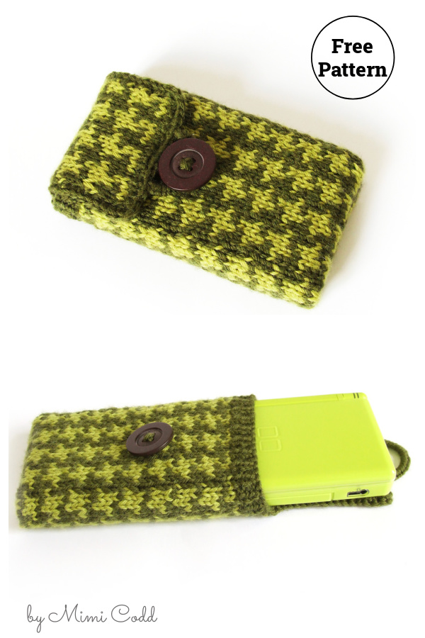 Phone Cosy Case Free Knitting Pattern