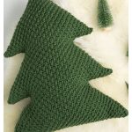 Pine Tree Throw Pillow Free Knitting Pattern