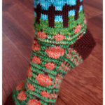 Pumpkin Patch Socks Free Knitting Pattern
