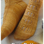 Pumpkin Socks Free Knitting Pattern