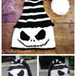 Santa Skeleton Hat Knitting Pattern