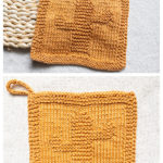 Simple Cactus Dishcloth Free Knitting Pattern