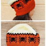 Spooky Buddies Halloween Hat Free Knitting Pattern