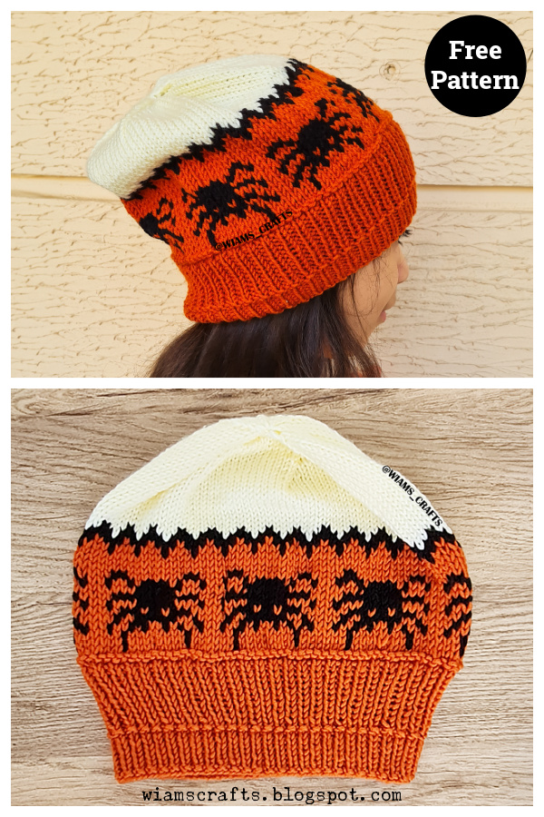 Spooky Buddies Halloween Hat Free Knitting Pattern