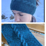 Warm Cozy Cabled Headband Free Knitting Pattern