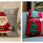 10+ Christmas Pillow Cushion Knitting Patterns