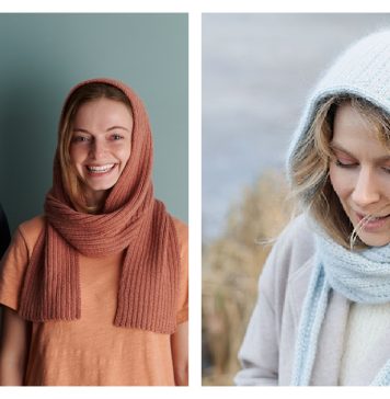 10+ Hood Scarf Free Knitting Patterns