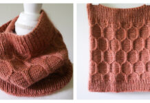 Apiarist Honeycomb Cowl Free Knitting Pattern