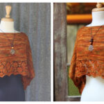 Autumn Leaves Linier Top Free Knitting Pattern