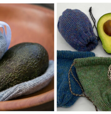 Avocado Ripening Bag Knitting Patterns