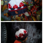 Big Mushrooms Hat Free Knitting Pattern