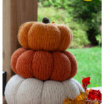 Big Porch Pumpkins Free Knitting Pattern