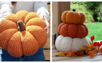 Big Porch Pumpkins Free Knitting Pattern