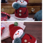 Chilly Snowman for Christmas Free Knitting Pattern