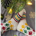 Christmas Light Sock Knitting Pattern