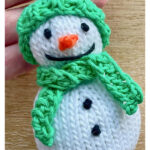 Easy Mini Snowman Free Knitting Pattern