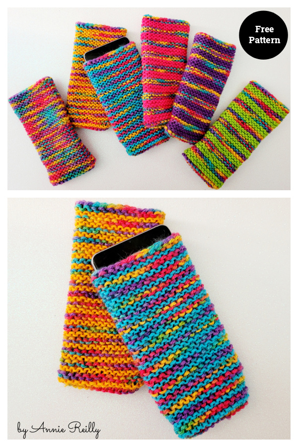 Easy Mobile Phone Socks Free Knitting Pattern