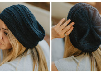 Easy Slouch Hat Free Knitting Pattern