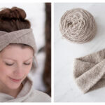 Easy Twisted Ear Warmers Free Knitting Pattern