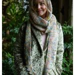 Faefolk Hood Hooded Scarf Free Knitting Pattern