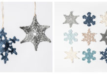 Holiday Frost Snowflakes Free Knitting Pattern