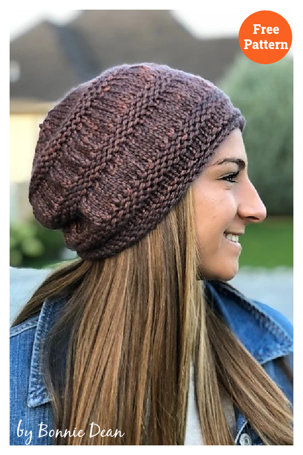 Ruche Slouch Free Knitting Pattern