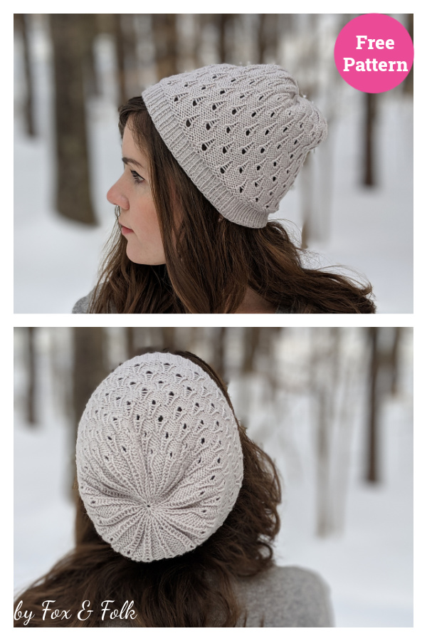 Shooting Stars Cap Free Knitting Pattern