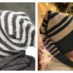 Stripy Pixie Hat Free Knitting Pattern