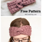 Waffle Stitch Headband Free Knitting Pattern